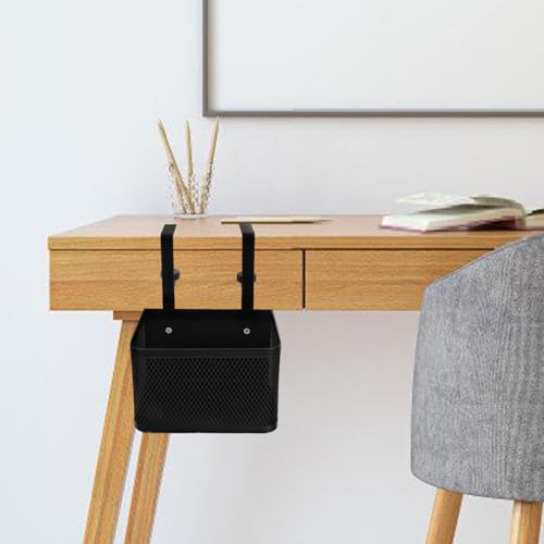 Panier à câbles pour bureau compact SHINEOFI en métal rigide durable