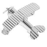 Toyvian Retro Flugzeugmodell aus Metall Robustes Deko objekt im Vintage Stil Handgefertigtes Eisen Flugzeug als Miniatur für Wohnzimmer Büro und Sammler Langlebiges Desktop Ornament