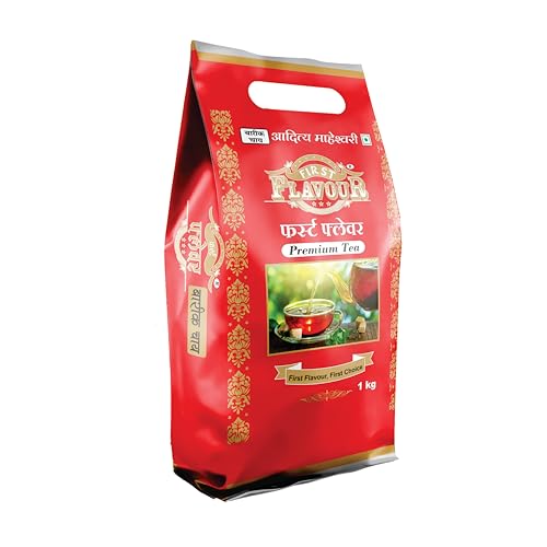Image of First Flavour Premium CTC Dust Tea - 1Kg (Pack Of 5) | Strong Kadak Chai | Fresh Assam Tea | Rich Aroma & Taste | Strong blend | Refreshing | All Natural Ingredients | No preservatives