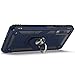 Samsung A7 2018 Case, Extreme Protection Military Armor Protective Cover with Swivel Kickstand Supporting Vertical and Horizontal (Blue)