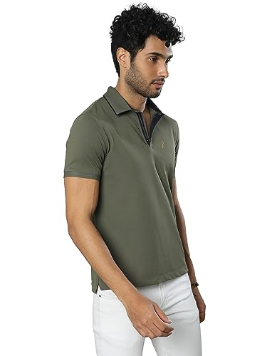 Image of STELLERS Men's Premium Softberry Pique Polo T-Shirt | Feather Touch Feel |Regular Fit| Odour Resistant| Anti-Static| Wrinkle Free | Quick Dry | Stretchable | Lightweight | Sweat-Proof