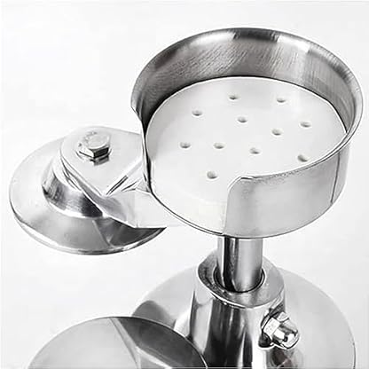 Hamburger-Patty-Maker for zu Hause, kommerzieller Burger-Former, robuste 6-Zoll-Burgerpresse mit 1000 Stück Patty-Papier, formendes Edelstahl-Presswerkzeug – Bild 8