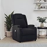 Vopese Elektrischer Aufstehsessel mit Liegefunktion - Schwarz, Kunstleder, 75x88x100 cm - Wohnzimmer & TV-Zimmer Model289750