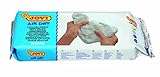 Envasados y sellados en papel de aluminio, esta húmeda arcilla de modelado está listo para usar y deje secar al aire a un acabado mate durable duro sin necesidad de cocción