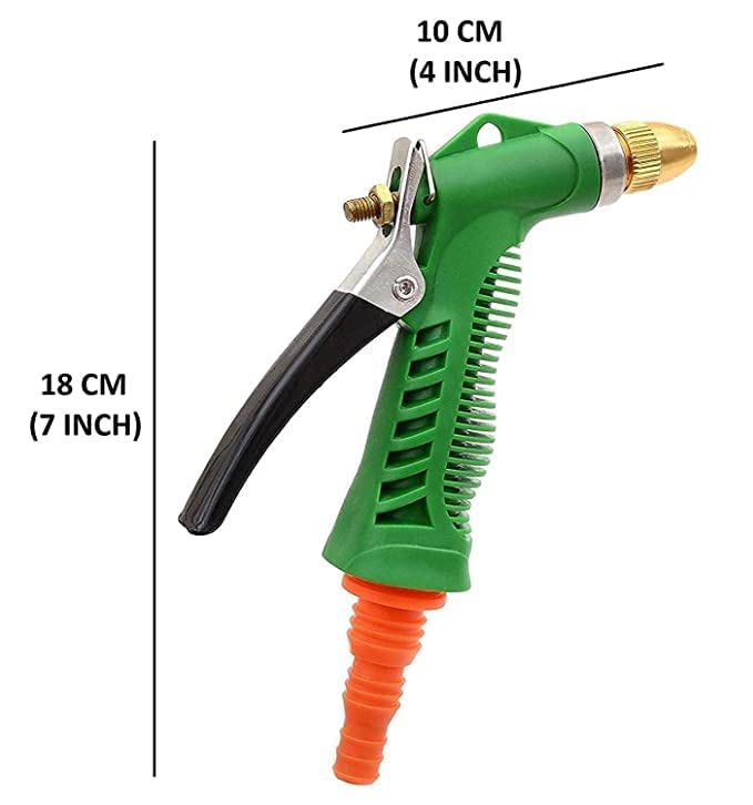 EVERSTRONG water spray gun nozzle for gardening high pressure water sprayer with trigger spray gun garden washing car bike sprayer for flower plants and lawn (Multi) (1)