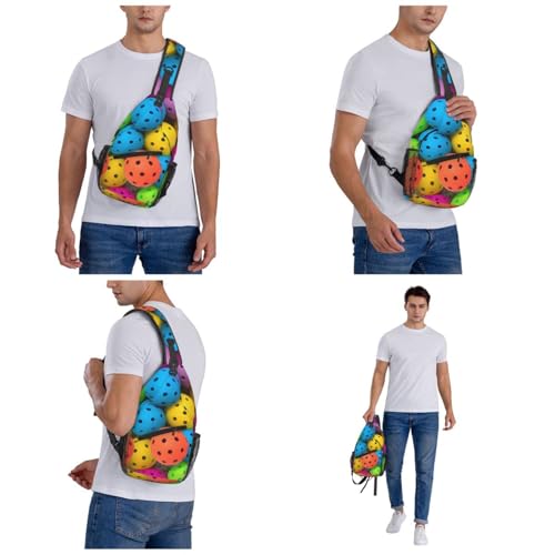Bolso Cruzado Pickleball de Hombre y Mujer Bolsa Mochila Casual miniatura 7