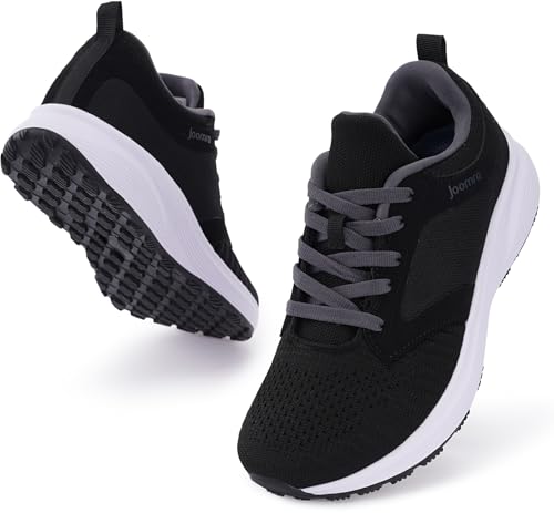 Image of Joomra Women's Wide Toe Box Walking Shoes | Wide Athletic Tennis Sneakers | Rubber Outsole