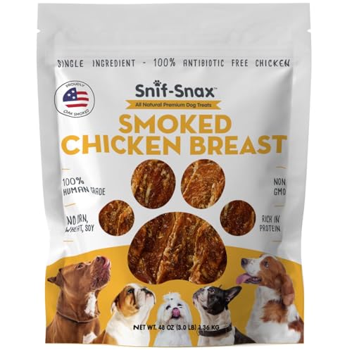 Snif-Snax 3lb Bag Smoked Chicken Breast for Dogs