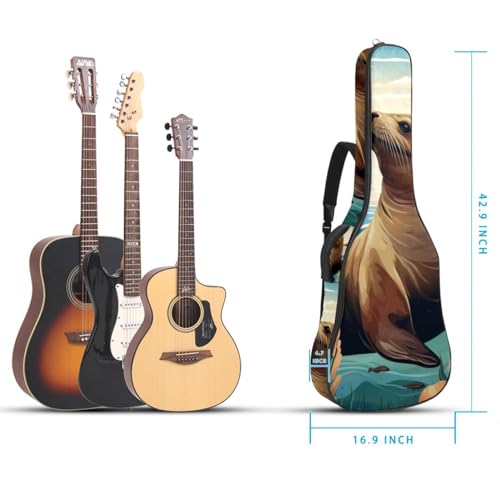 JRHEJTFZ Housse pour guitare acoustique de 1,9 cm d’épaisseur – Imperméable – Durable et élégant – Dieu amusant de la richesse, Multicolore 5., 42.9×16.9×4.7 in, Motif imprimé tendance - Les Beatles, Paul McCartney, John Lennon, RIngo Starr, George Harrison JRHEJTFZ Housse pour guitare acoustique de 1,9 cm d'épaisseur - Imperméable - Durable et élégant - Dieu amusant de la richesse, Multicolore 5., 42.9x16.9x4.7 in, Motif imprimé tendance – Image 6