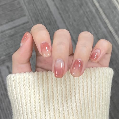 BHIDENAW ネイルチップ ショート 24枚入 ネイルチップ 人気 和風 かわいい シンプル おしゃれ 成人式 結婚式 パーティー 日常生活に使用できます 花嫁ネイル ウッドスティック ネイルファイル付き (若々しさ-J4, M)