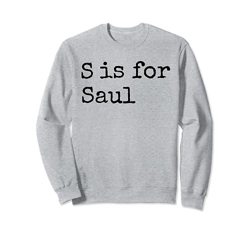 Personalizado S es para Saul Name Student Kindergarten Sudadera