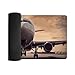 Airplane Desk Mat Non-Slip Laptop Writing Pad Large Keyboard Mousepad with Rubber Base 23.6