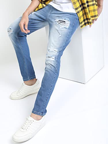 Image of Ketch Men's Tapered Fit Mid Rise Jeans (Stretchable)