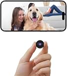 1080P HD Mini Security Camera - Ultra-Compact Portable Wireless- Spy Camera- Nanny Camera with Night Vision, Motion Detection & Loop Recording - Discrete Indoor Home & Office Surveillance Camera