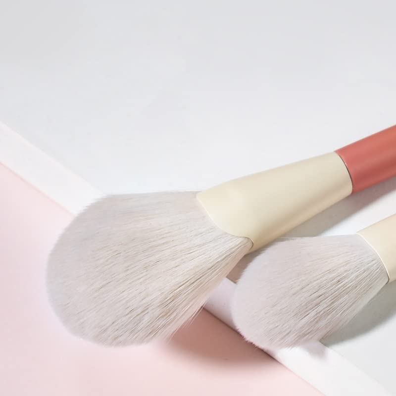 Juego de Brochas de Maquillaje Cerdas Suaves 12 Piezas Rubor Brochas Sueltas Herramientas de Maquillaje de Belleza Juego Completo de Brochas Su