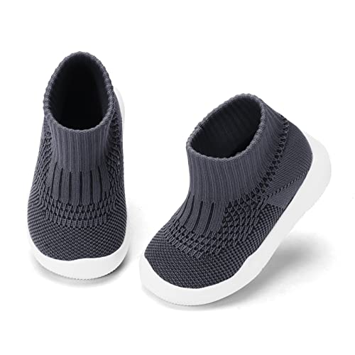 Baby Boy Girls Animal Non-Skid Indoor Slipper Infants Breathable Elastic ...