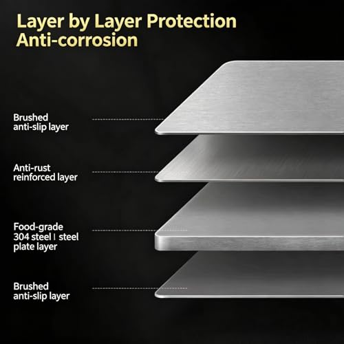 Planche à découper en acier inoxydable pour réinventer vos repas - 4