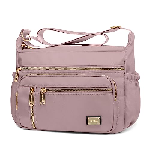 Image of NPBAG Crossbody Bag for Women, Shoulder Purse Handbag Messenger Bag, Trendy Pocketbooks, Waterproof and Multi-Pockets