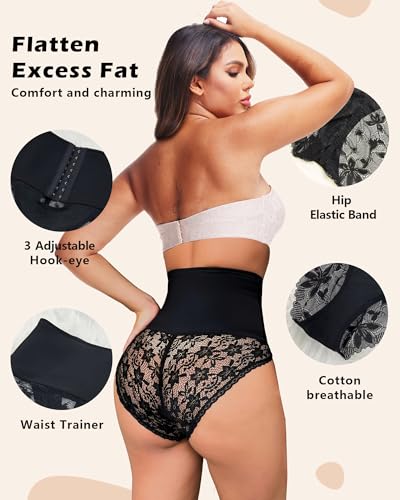 SHAPSHE Tummy Control Thong Shapewear for Women Corset Butt Lifting Underwear Thong Body Shaper Panties Girdle Shapewear2