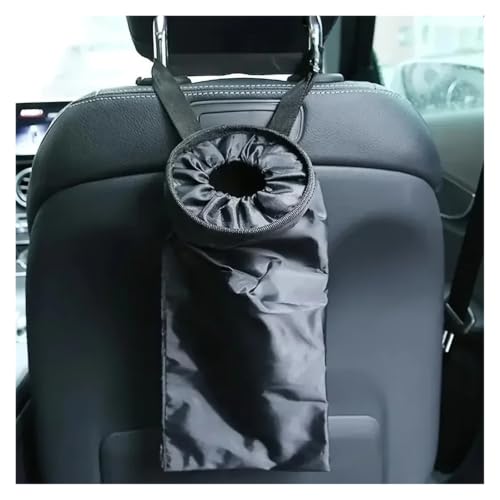 Basurero para coche universal y plegable que se cuelga en el asiento 4