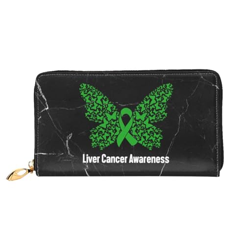 Butterfly Hope Liver Cancer Awareness Wallet Card Bag2