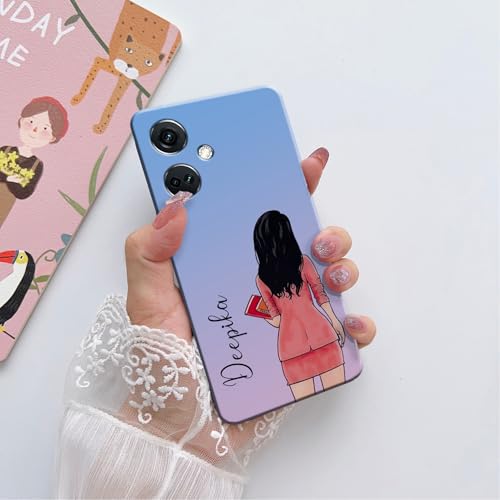 Image of COLORflow Back Cover Compatible with OnePlus Nord CE 3 5G | Professional Girl Color Customized Back Cover Compatible with OnePlus Nord CE 3 5G