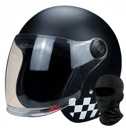Casque de moto ECE demi-casque rétro ouvert toutes saisons pour adultes