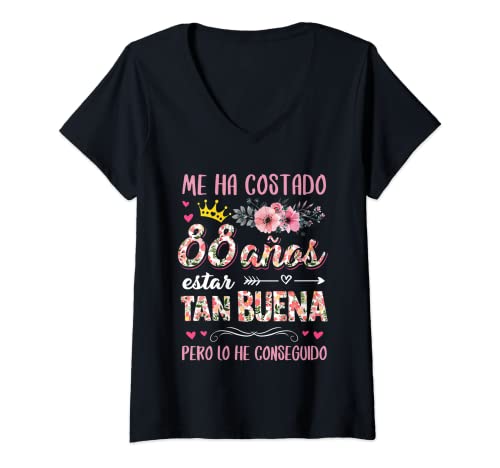 Mujer Me Ha Costado 88 Años Estar Tan Buena Cumpleaños 88 Camiseta Cuello V