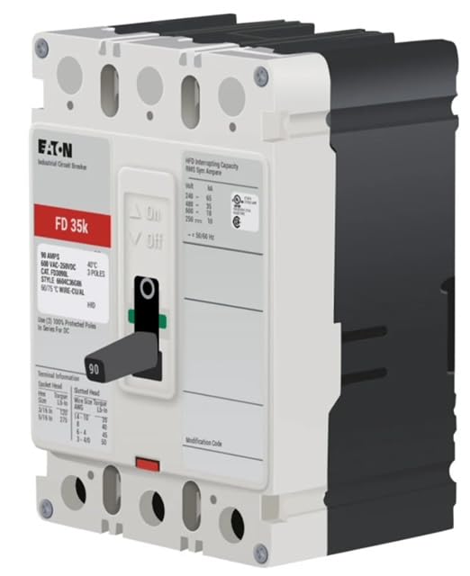 Generic FD3090 - Molded Case Circuit Breaker Feed-Thru - 90 Amp - 3 Pole - 600 Volt