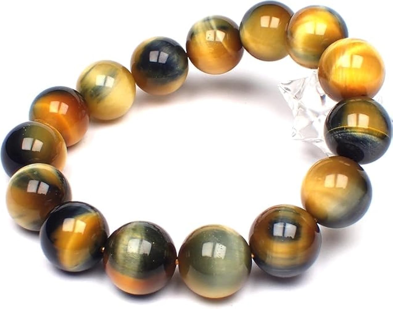 Amazon | [ハピネス ストーン] 希少高級天然石アクセサリー ツートン