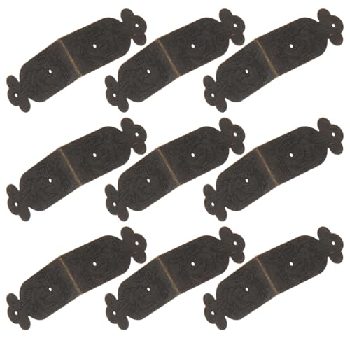 NUOBESTY 10 Piezas de Esquinas Retro Cajas de Joyería Guardas de Seguridad Esquinas de Madera Decoración de Estilo Embellece Proyectos de Carpintería