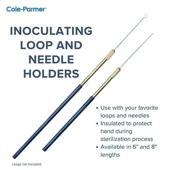Argos Technologies Brass Inoculating Loop and Needle Holder, 8