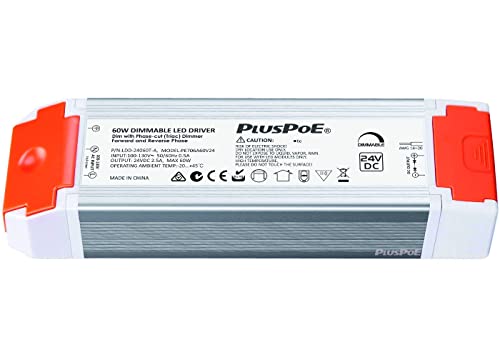 24V 60W Dimmable LED Driver, Universal Regulated 24v DC SCR dimmable Led Transformer Power Supply...