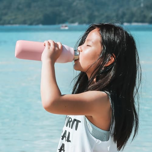 LARQ Bottle Twist Top 17 oz - Insulated Stainless Steel Water Bottle | BPA Free | Reusable for Camping, Office, Travel | Keeps Drinks Cold and Hot, Himalayan Pink - Image 5