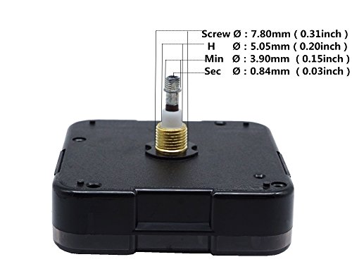 "TIKROUND Quartz DIY Wall Clock Movement Mechanism" - Image 4