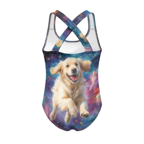 Image of One Piece Swimsuit Girls Cross-Back Bathing Suit 5-14Y Kids Swimwear Cute Swimsuits Sleeveless Bathing Suits