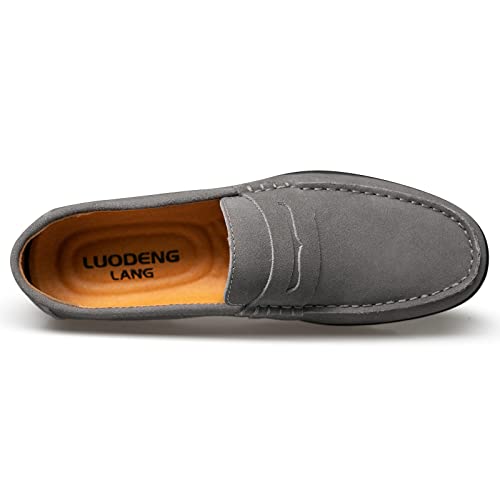 Men’s Moccasins Loafers Casual Leather Slip-On Driving Shoes Dress Comfortable & Light-Weight4