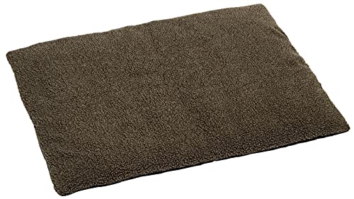 Akah Hundedecke Faserpelz braun mit Thermofüllung ca. 100 x 64cm Hundebett