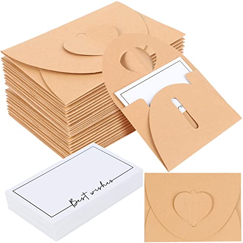 30 Pezzi Sacchetti Carta Piccoli, 7,5 x 10,5cm