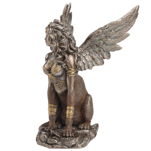 Estatua Veronese Design esfinge griega estilo antiguo miniatura 4