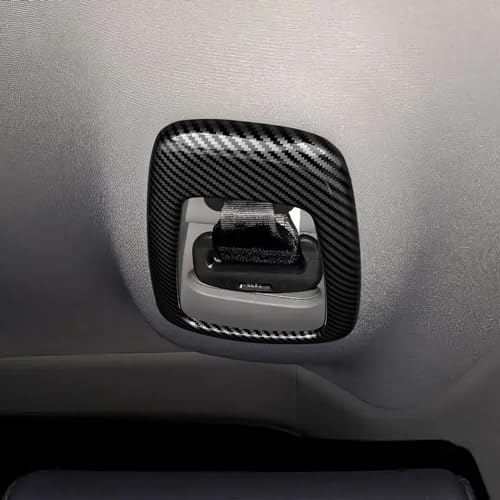 Image of Safety Belt Buckle Cover for Honda CR-V 2017-2023 Accessories Car Decals CRV ABS Carbon Fiber Interior Stickers