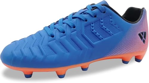 Zapatos de fútbol para niños pequeños y grandes con tacos firmes para jugar al aire libre