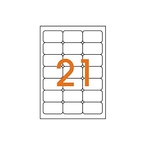 Image secondaire de Apli 015088 Lot de 420 Etiquettes polyester laser/copieur 63,5 x 38,1 mm Blanc