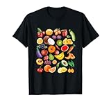 Veggie Cottagecore T-Shirt für Veganer, Vegetarier