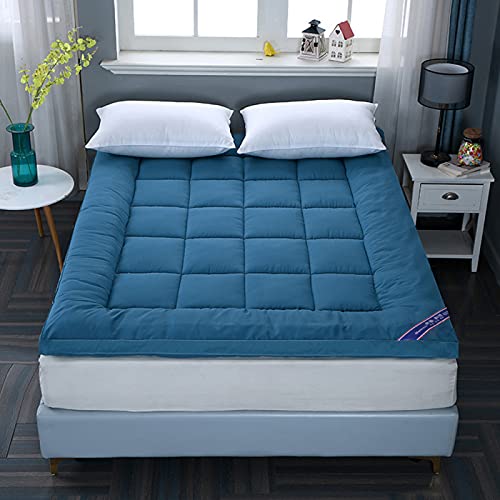 Colchón de futón de 10 cm de grosor, colchón de futón cálido, colchón doble individual tatami, colchón plegable de suelo tatami, colchón tatami japonés de grosor tatami, colchón tatami transpirable,