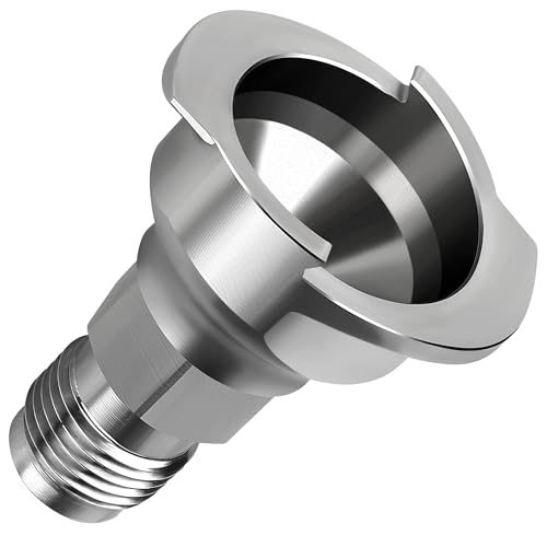 Image of Spray Paint Gun Adapter#S27, 26119 Spray Gun Adapter Fit for 3M PPS 2.0 Spray Cup System, 16 mm Male 1.5 mm Thread Adapters Compatible with Graco Snap-On TranStar DeVilbiss Binks Matco Spray