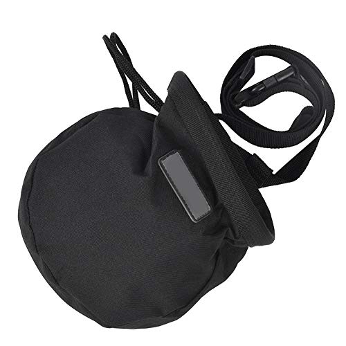 Dgtrhted Schwarz Outdoor-Klettern Magnesiumpulver Beutel-Speicher-Taille Gürteltasche Cover