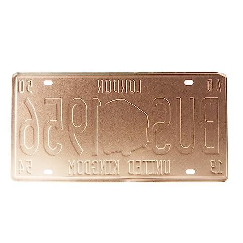 Image of Eazywagon London Bus 1956 Multipurpose Metal Signs - License Wall Plate, Decorative Car Tag - Ideal for Cafe, Restaurant, Shop, Home, Hotel, Club, Office, Living Area