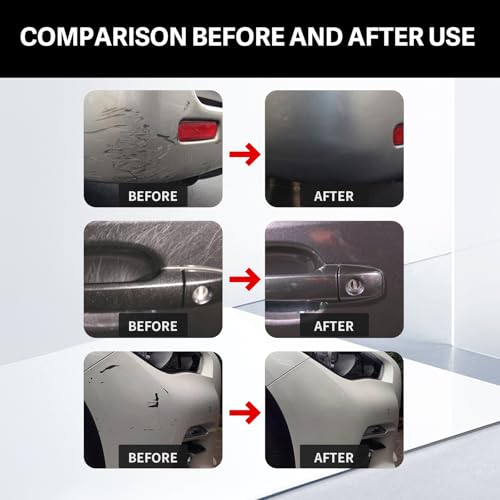 Image of Scratch Remover Wax for Vehicles - Car Paint Scratch Remover with Sponge & Wipe, Car Scratch Repair Kit for All Color, Auto Detailing Polish for Light to Deep Scratches (2)