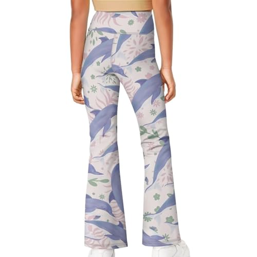 Hawapod Bell Bottoms for Girls Cute Funny High Waisted Flare Tummy Control Yoga Bootcut Leggings4